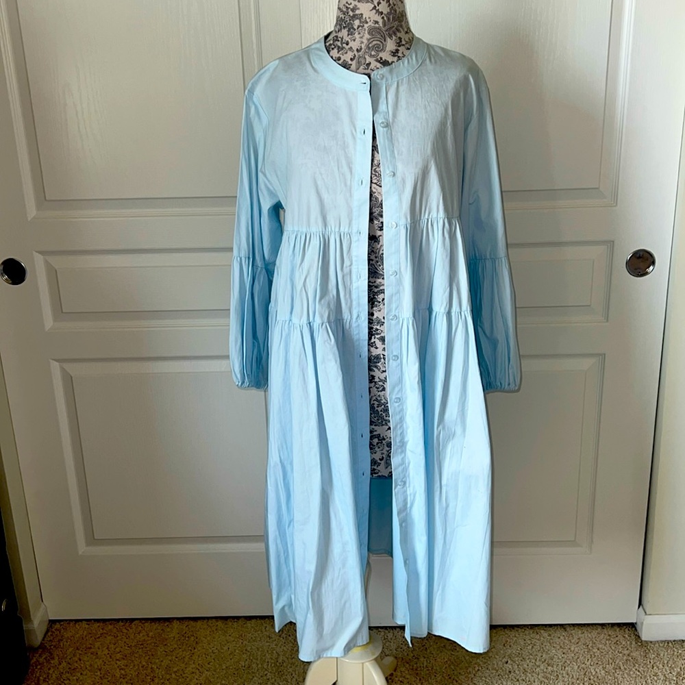 Cool blue dress
